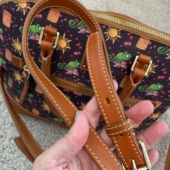 Disney Dooney & Bourke Tangled Rapunzel Satchel - Picture 7 of 11